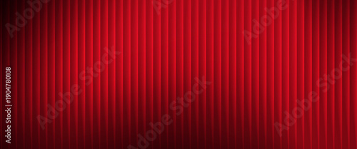 abstract red gradient on a black background with glossy glass stripes and soft waves, creating a distorted simple abstract. vector illustration. eps 10