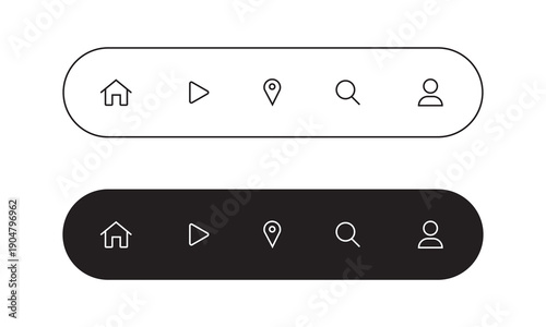 A simple and clean vector file design with a white background Vector