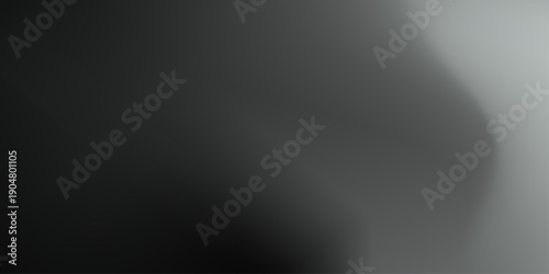 Gray 3D dynamic abstract light and shadow artistic wave futuristic texture pattern background.  gradient gray background with frosted glass effect texture. white silk fabric background copy space. 