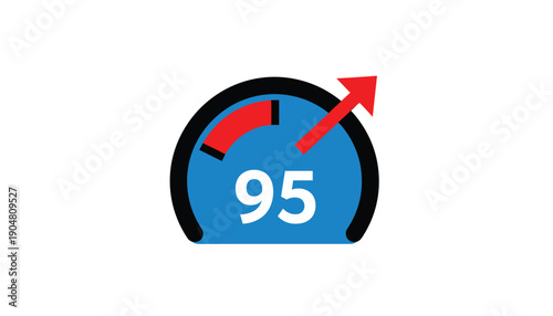 Speed limit gauge 95 fast measurement meter