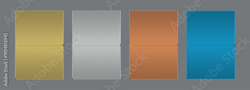 Blank Square Picture Frame on Wall in Modern Gallery Interior, Empty Photo Template with Light Shadow, 3D Room Decoration Vector Illustration