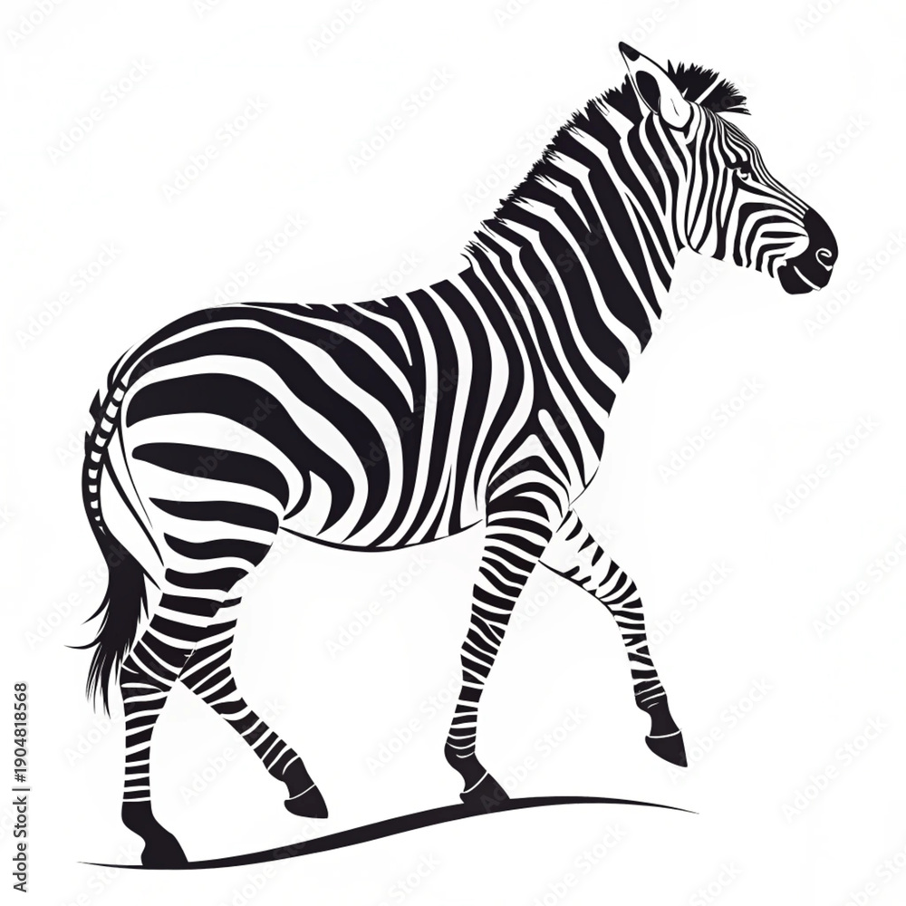 Obraz premium zebra vector illustration