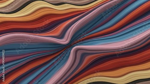 Abstract colorful wavy fluid texture background with vibrant colors and dynamic movement.
