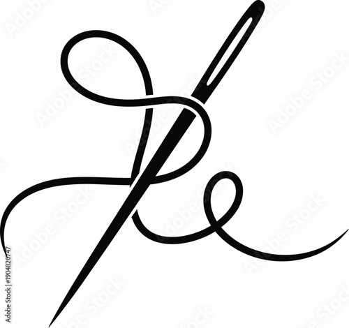 Scissors cutting a ribbon paper icon vector illustration