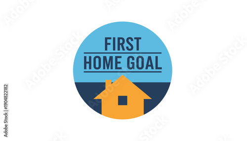 First home goal icon real estate achievement