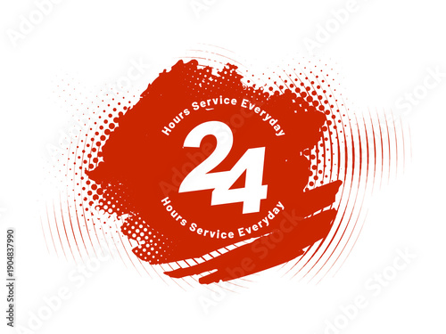 24 hours everyday service support background