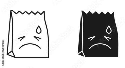 Cloud data storage and database server icons