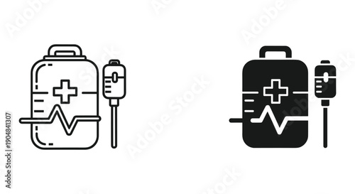 Code symbol icon set in modern style