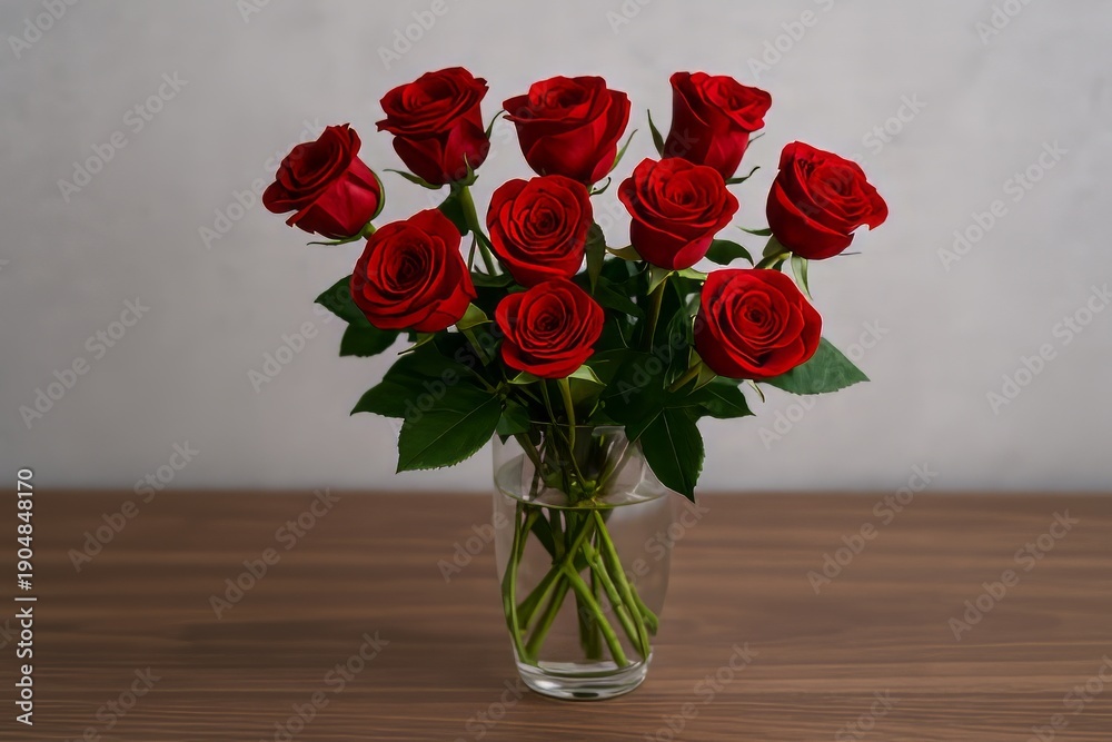 Fototapeta premium imagen de un ramo de rosas
