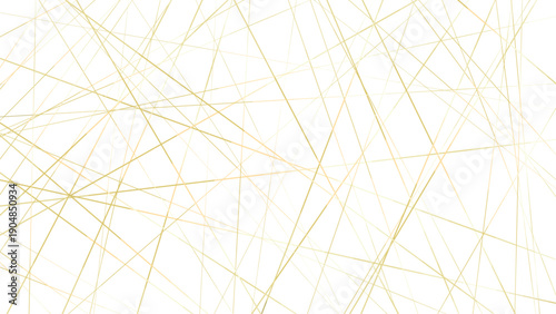Elegant gold abstract crisscross line background on white, luxury intersecting linear pattern, minimalist geometric texture for branding, wallpapers, invitations and premium design