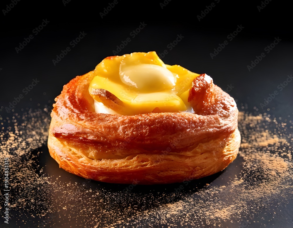 Obraz premium sweet bun with jam