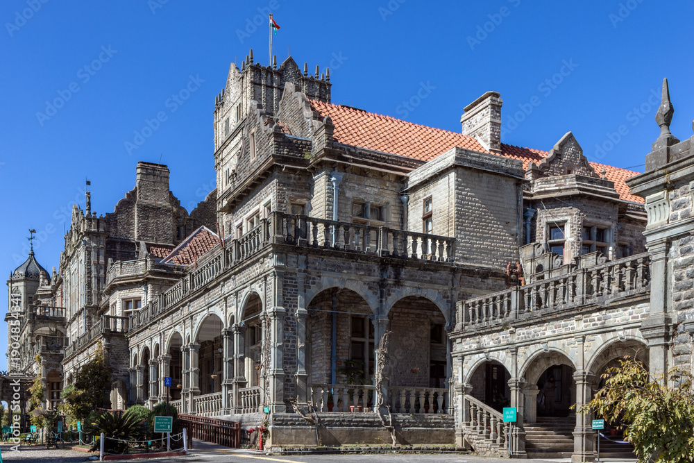 Obraz premium Viceregal Lodge in Shimla, former residence of the British Viceroy of India, Himachal Pradesh, India