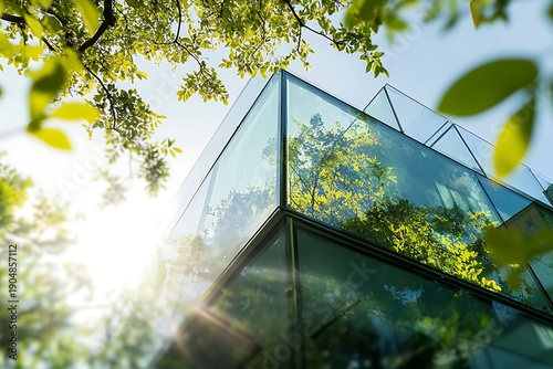 Sustainable green building architecture high resolution image
