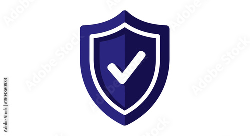Free Download Blue shield with checkmark icon - GFXLoad