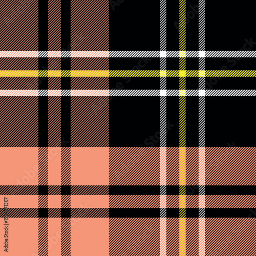 Seamless table cloth napkin pattern background with natural textile texture. Country fabric material for breakfast or dinner picnic