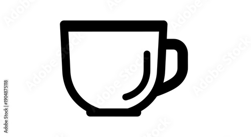 Black sword isolated on white background