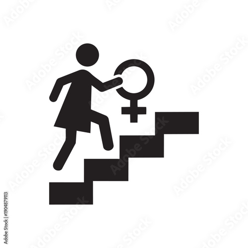 Women Rising to Success Icon Empowerment