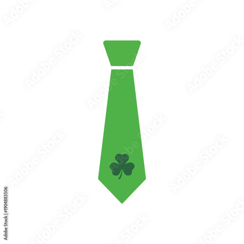 St Patricks Day Shamrock Bow Tie Icon