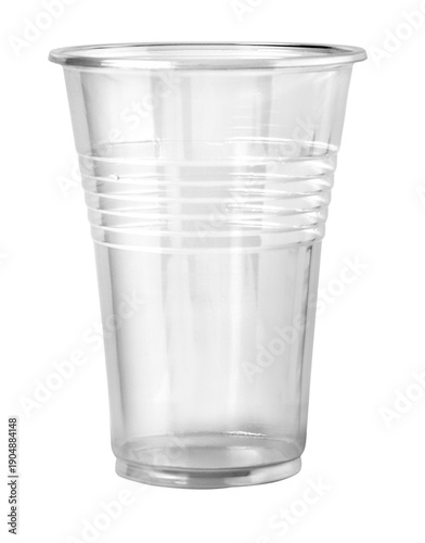 Wallpaper Mural Clear empty disposable plastic cup Torontodigital.ca