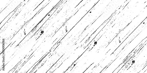 Abstract texture grunge made of diagonal streaks and distressed lines, black ink on a white background. grunge scratch patterns, chaotic linear noise. dirty monochrome pattern of the old worn surface.