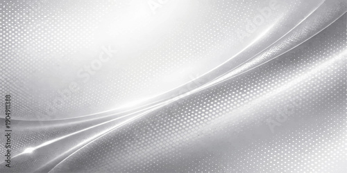 Abstract brushed silver metal texture with a grey metallic line pattern and light effect for a modern business technology wallpaper backdrop vector illustration design