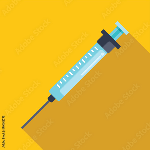 Syringe containing medicine for vaccination, health treatment, and disease prevention