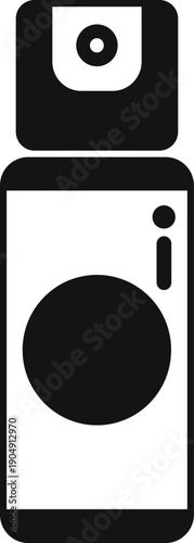 Pepper spray or mace aerosol can for self defense and personal safety concept