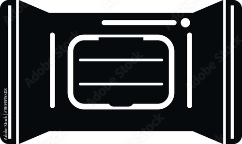 Wet wipes package for personal hygiene or surface cleaning