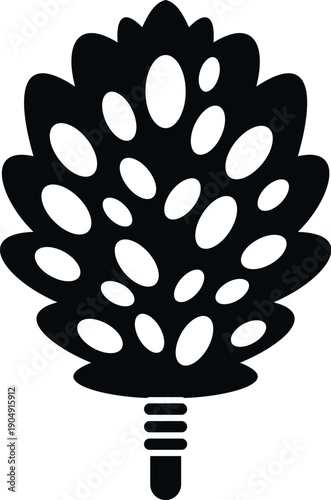 Sauna whisk, venik, or bath broom icon representing traditional spa accessory