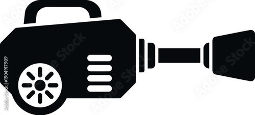 Pressure washer icon representing high pressure cleaning equipment and tools