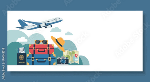 Airplane Truck Shipping Delivery Transportation Logistics.