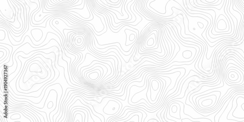 Abstract topography pattern seamless lines sea map modern design white background. Abstract digital topographic contour map concept space geometric strip grid line. Natural discovery of maps.