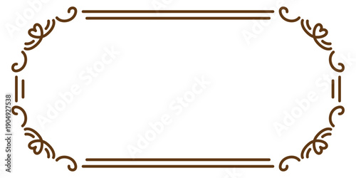 ハートのエレガントなフレーム