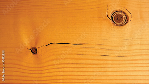 Light wood texture with natural pattern. Wooden surface with natural grain and knots. Wood background. 