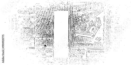 Rough vector background abstract grunge texture old vintage newspaper. Vintage old newspapers template texture. Aged newspaper overlay grunge pattern effect.