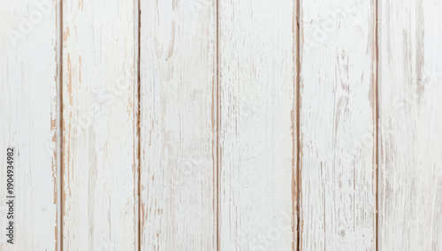 White wood wall. Wood white texture and background. Old wooden plank painted in white color. Natural white wood texture.