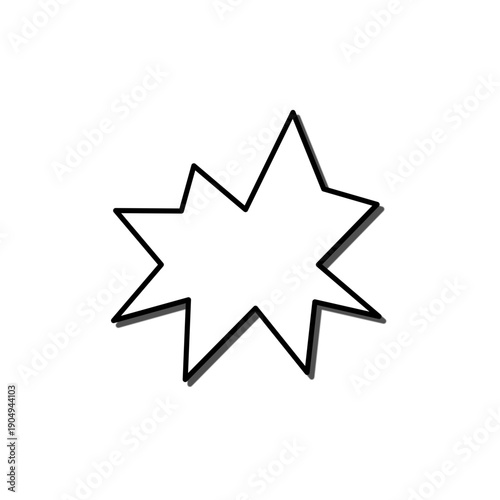 Manga comic style speech bubble