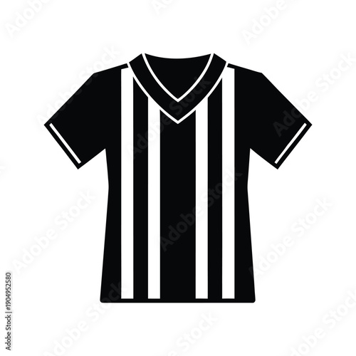 Silhouette of Soccer jersey shirt vector illustration