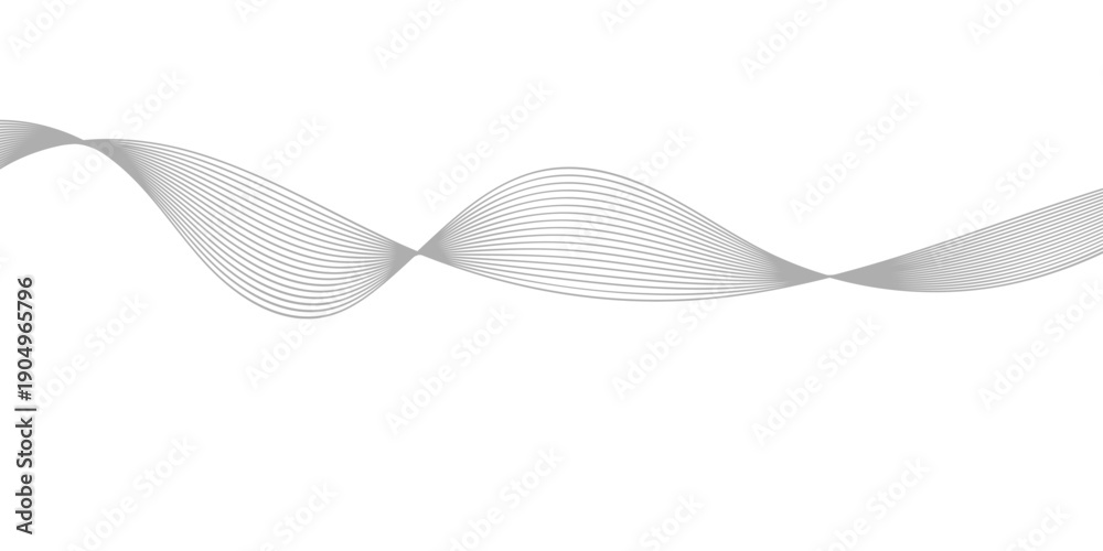 Fototapeta premium An abstract 3d wave background featuring a gradient curve pattern and vector line art design creates a professional technology wallpaper texture for a business brochure backdrop or modern template dec
