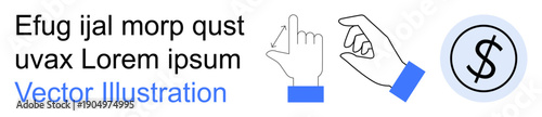 Financial precision, measurements, savings, business transactions, economy, and decision-making. Hand gestures with a ruler and a dollar symbol are . Financial precision and measurements concept