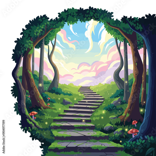 Mystical Forest Pathway