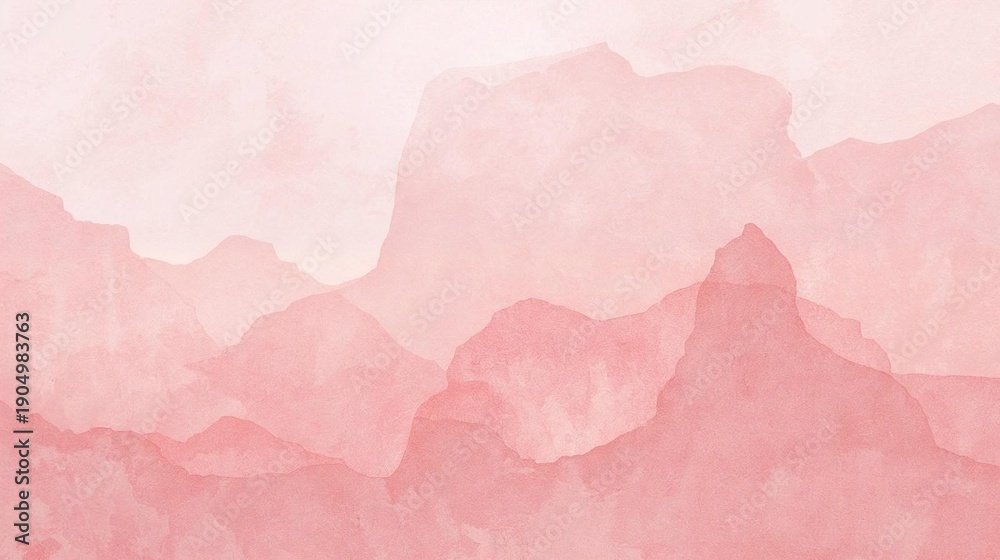 Fototapeta premium 桜色の和紙風ミニマル背景 Sakura Pink Washi Paper Texture Minimal Background （Generative AI）