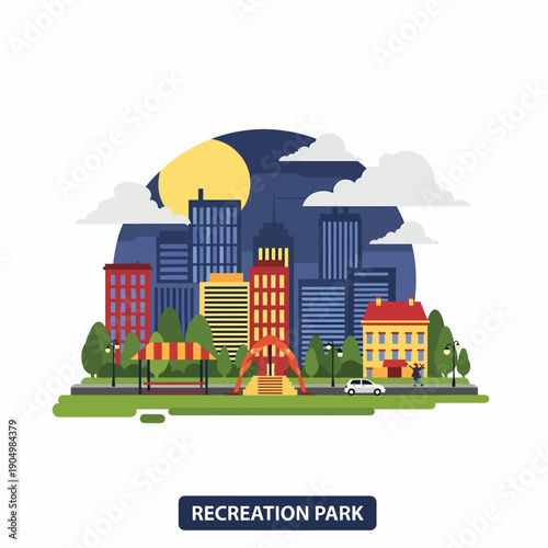 Recreation Park Cityscape