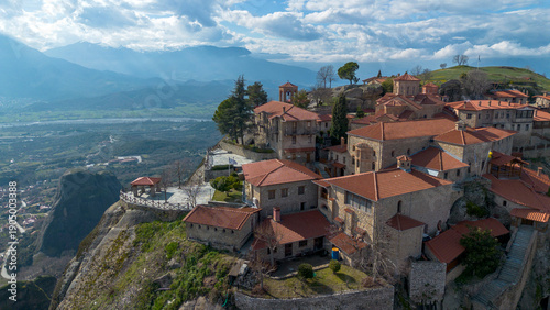 Meteora is a rocky region w...