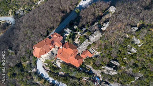 Meteora is a rocky region w...