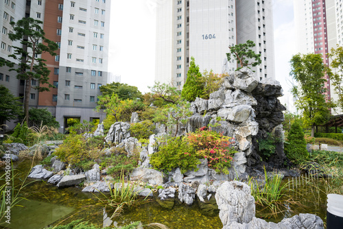 A rock garden in Incheon, Korea