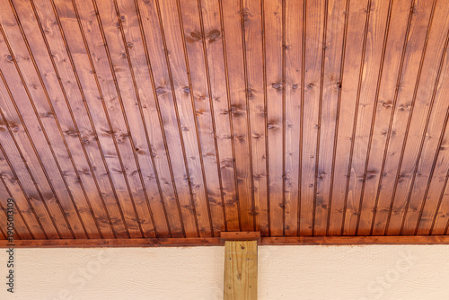 tongue and grove, stained, porch, ceiling, 