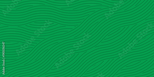 farm green banner, organic abstract background with fields. wavy green lines, natural organic products. ecology background. striped farmer green Pattern