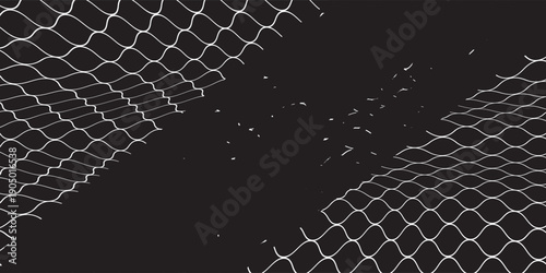 Mesh texture for fishing nets. Seamless pattern for sportswear or soccer goal, volleyball net, basketball hoop, hockey, athletics. Abstract net background for sports