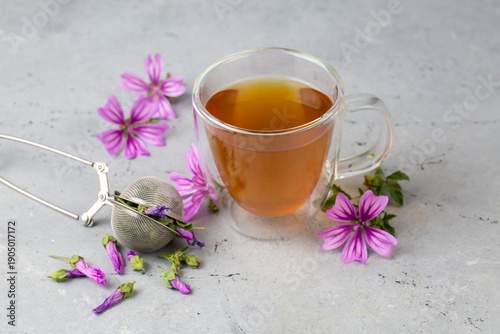 Mallow herb (Malva Vulgaris...